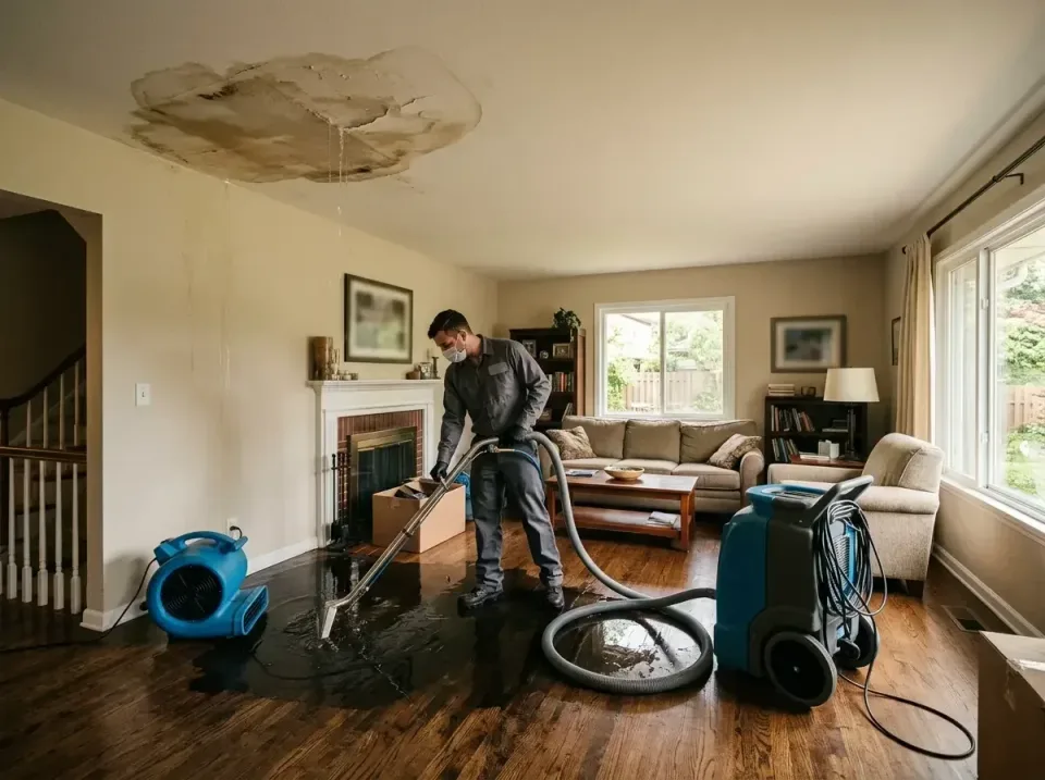 attic-pipe-burst-ceiling-drip-008 — frequently asked questions, Water Damage Restoration & Carpet Care in Cheat Lake, WV